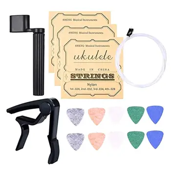 15 Pcs/set Guitar Tool Set Ukulele Care Tools Wool Picks Strings Capo Tuning Replacement Supplies
15 Pcs/set Guitar Tool Set Ukulele Care Tools Wool Picks Strings Capo Tuning Replacement Supplies