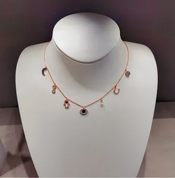 Swa 1:1 Symbol Eye Necklace Friendship Pendant Horseshoe Clavicle Women Chain Bohemian Charms New
Swa 1:1 Symbol Eye Necklace Friendship Pendant Horseshoe Clavicle Women Chain Bohemian Charms New