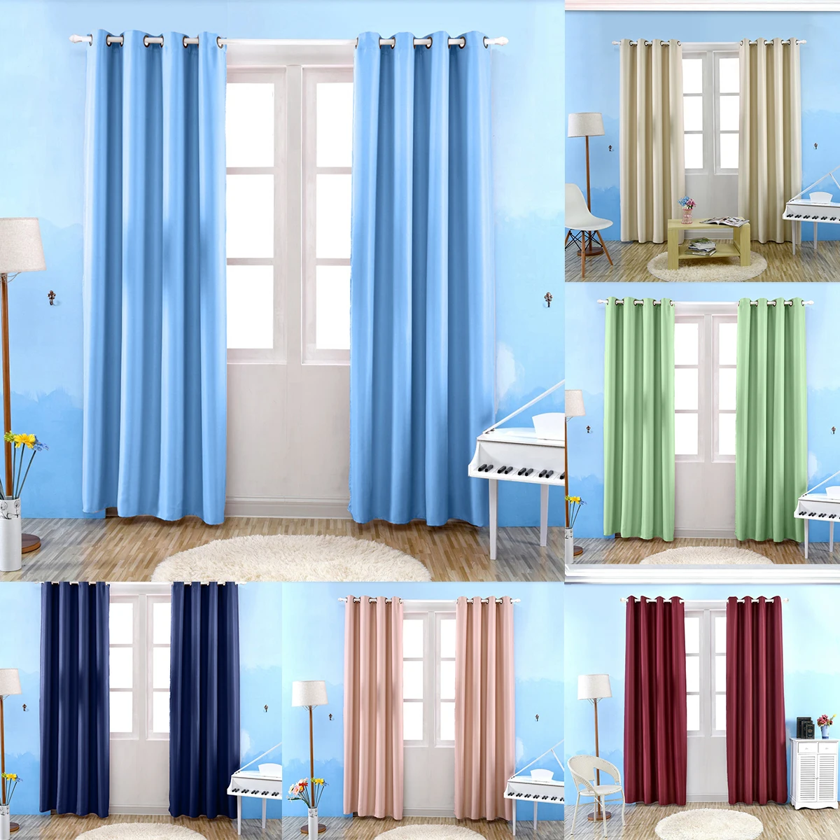 Modern Blackout Curtains for Living Room Bedroom Curtains for Window Treatment Solid Curtains Finished Blackout Curtains 1 Panel
Modern Blackout Curtains for Living Room Bedroom Curtains for Window Treatment Solid Curtains Finished Blackout Curtains 1 Panel