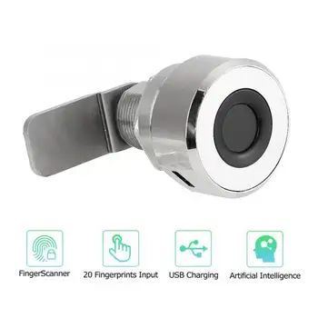 Smart Fingerprint Cashier Drawer Wardrobe Zinc Alloy Cabinet Lock Safety System 
Smart Fingerprint Cashier Drawer Wardrobe Zinc Alloy Cabinet Lock Safety System