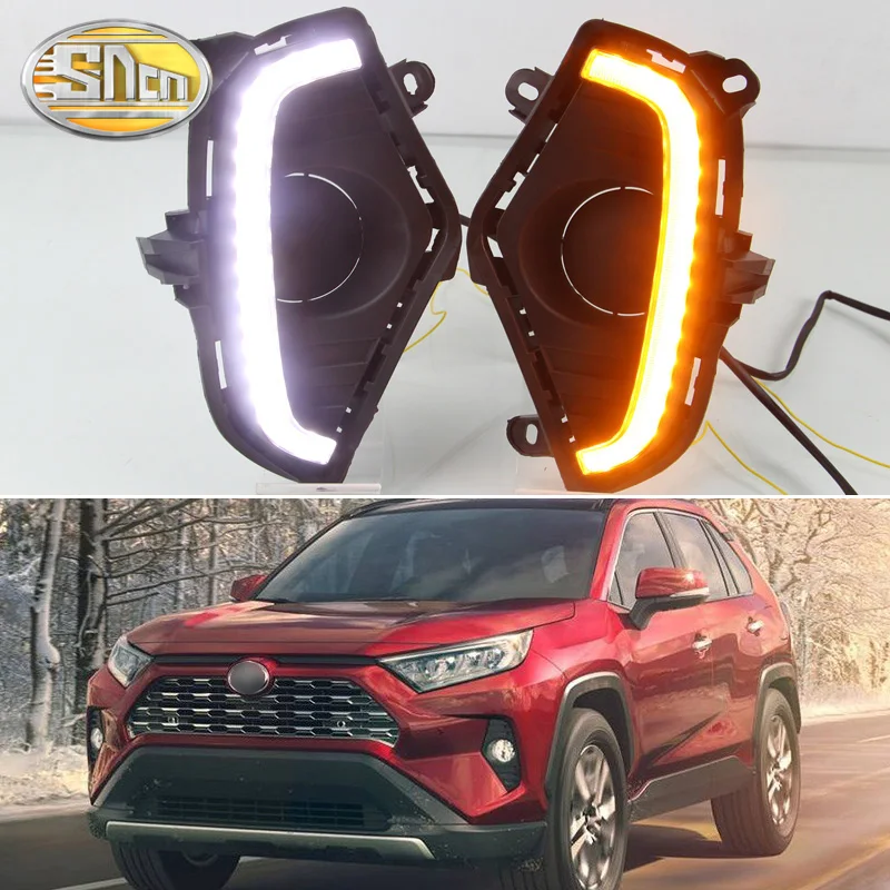 For Toyota RAV 4 RAV4 2019 LED Daytime Running Lights DRL with Fog lamp hole Yellow Turn Signal lamp Blue Night light
For Toyota RAV 4 RAV4 2019 LED Daytime Running Lights DRL with Fog lamp hole Yellow Turn Signal lamp Blue Night light