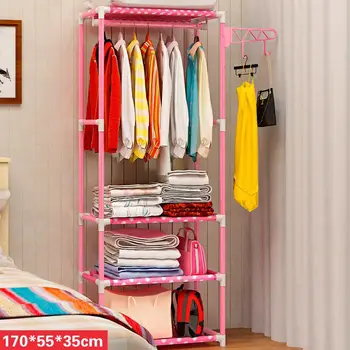 Simple Metal Iron Clothes Rack Bedroom Hanger Fashion Creative Assembled Floor Standing Coat Rack Clothes Storage organizer
Simple Metal Iron Clothes Rack Bedroom Hanger Fashion Creative Assembled Floor Standing Coat Rack Clothes Storage organizer