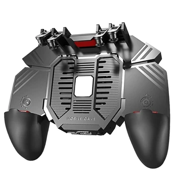 4 Triggers Mobile Game Controller Shooter Trigger Cooling Fan Power Bank Game Joystick 3 in 1 (Plug-in Models)
4 Triggers Mobile Game Controller Shooter Trigger Cooling Fan Power Bank Game Joystick 3 in 1 (Plug-in Models)