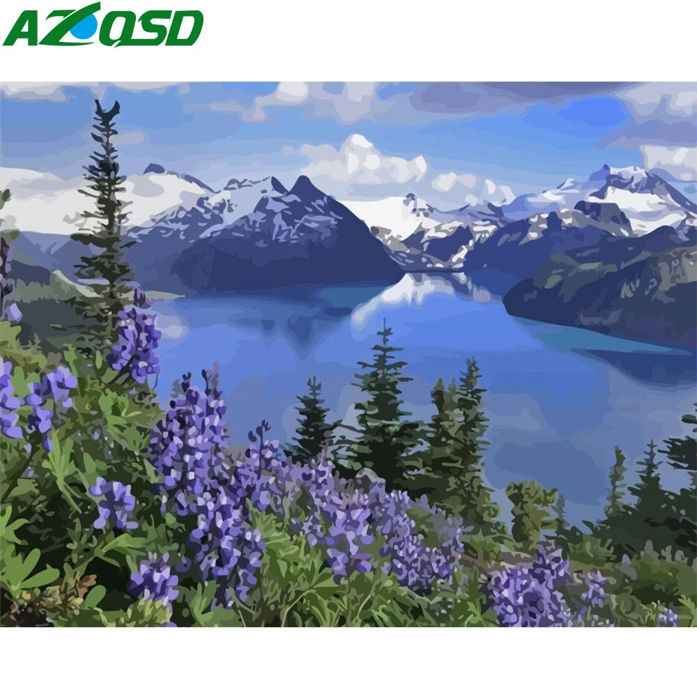 AZQSD DIY Paint By Numbers For Scenery Oil Painting By Numbers On Canvas Full Set For Adults 50x40cm Decor For Home
AZQSD DIY Paint By Numbers For Scenery Oil Painting By Numbers On Canvas Full Set For Adults 50x40cm Decor For Home