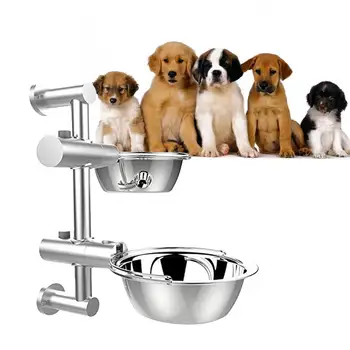 Pet Feeder Dog Cat Water Bowl Elevation Type Stainless Steel Hanging Food Water Bowls With Antiskid Stand Pet Feeder
Pet Feeder Dog Cat Water Bowl Elevation Type Stainless Steel Hanging Food Water Bowls With Antiskid Stand Pet Feeder