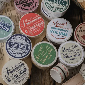 10PCS/LOT Antique Notes Theme Cool Old Ticket Washi Tapes Set 20mm*5m
10PCS/LOT Antique Notes Theme Cool Old Ticket Washi Tapes Set 20mm*5m