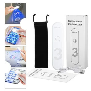 UV Light Sterilizer Wand LED UV-C Disinfect Light Mini Handheld Portable Germicidal Lamp new
UV Light Sterilizer Wand LED UV-C Disinfect Light Mini Handheld Portable Germicidal Lamp new