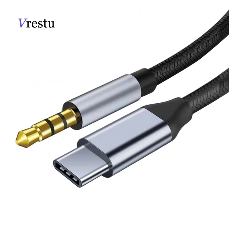 USB C Type C to 3.5mm Aux Audio Cable Adapter Male-Male Convertor Type-c Headphone Cabel for Samsung S20 Xiaomi 10 Oneplus 7 Pro
USB C Type C to 3.5mm Aux Audio Cable Adapter Male-Male Convertor Type-c Headphone Cabel for Samsung S20 Xiaomi 10 Oneplus 7 Pro