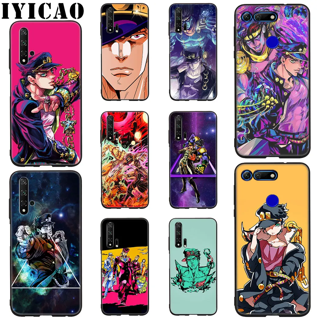 Силиконовый мягкий чехол IYICAO JoJo для Honor View 20 8C 8X 8 9 10 Lite 6A 7C 7X 7A 9X Pro Note чехол|Бамперы|