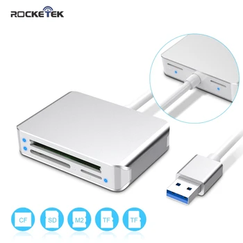 Rocketek Same time read 5 card USB 3.0 memory card reader Type c adapter for micro SD/TF CF MS compact flash microsd computer
Rocketek Same time read 5 card USB 3.0 memory card reader Type c adapter for micro SD/TF CF MS compact flash microsd computer