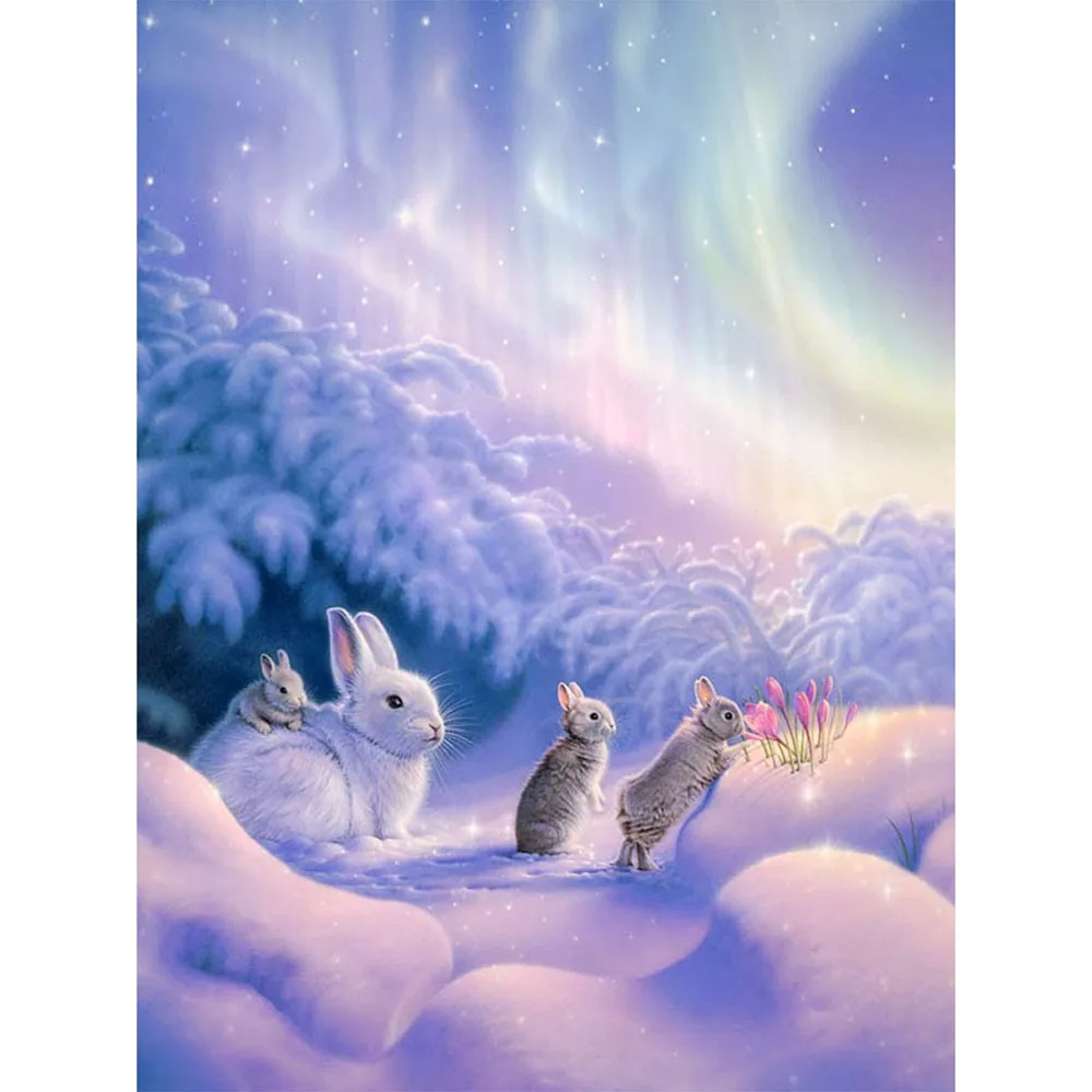 Home Decor DIY 5D Diamond Embroidery "Rabbit aurora" Cross Stitch Set Abstract Oil Painting Resin Hobby Craft
Home Decor DIY 5D Diamond Embroidery "Rabbit aurora" Cross Stitch Set Abstract Oil Painting Resin Hobby Craft