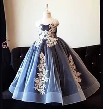 Blue Customized Flower Girl Dress for Wedding Lace V neck Little princess Wedding Party Dress Kids Child Birthday Gown
Blue Customized Flower Girl Dress for Wedding Lace V neck Little princess Wedding Party Dress Kids Child Birthday Gown