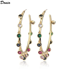 Donia Jewelry Fashion hot selling new C earrings copper micro AAA color zircon ladies banquet Joker earrings high-end earrings
Donia Jewelry Fashion hot selling new C earrings copper micro AAA color zircon ladies banquet Joker earrings high-end earrings
