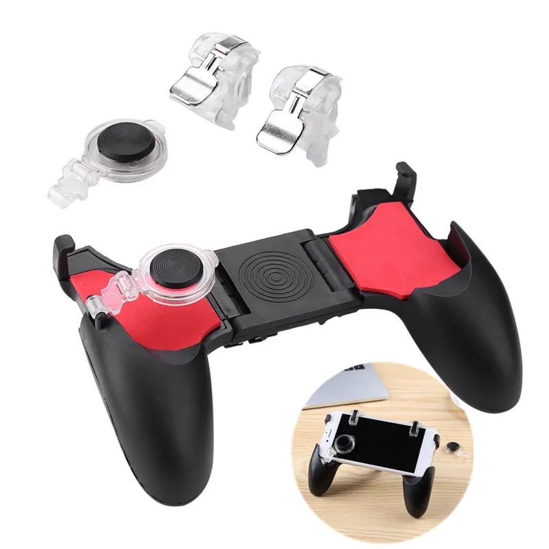 5in1 Phone Gamepad Joystick for iPhone Android Mobile Game Controller L1 R1 Fire Shooter Buttons Trigger Handle for PUBG FPS
5in1 Phone Gamepad Joystick for iPhone Android Mobile Game Controller L1 R1 Fire Shooter Buttons Trigger Handle for PUBG FPS