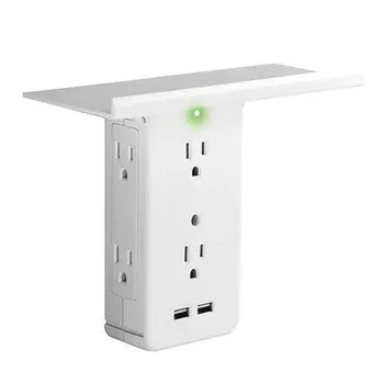 Four-in-one pallet wall socket bracket wall socket multi-function socket US standard 6 holes socket rack white
Four-in-one pallet wall socket bracket wall socket multi-function socket US standard 6 holes socket rack white