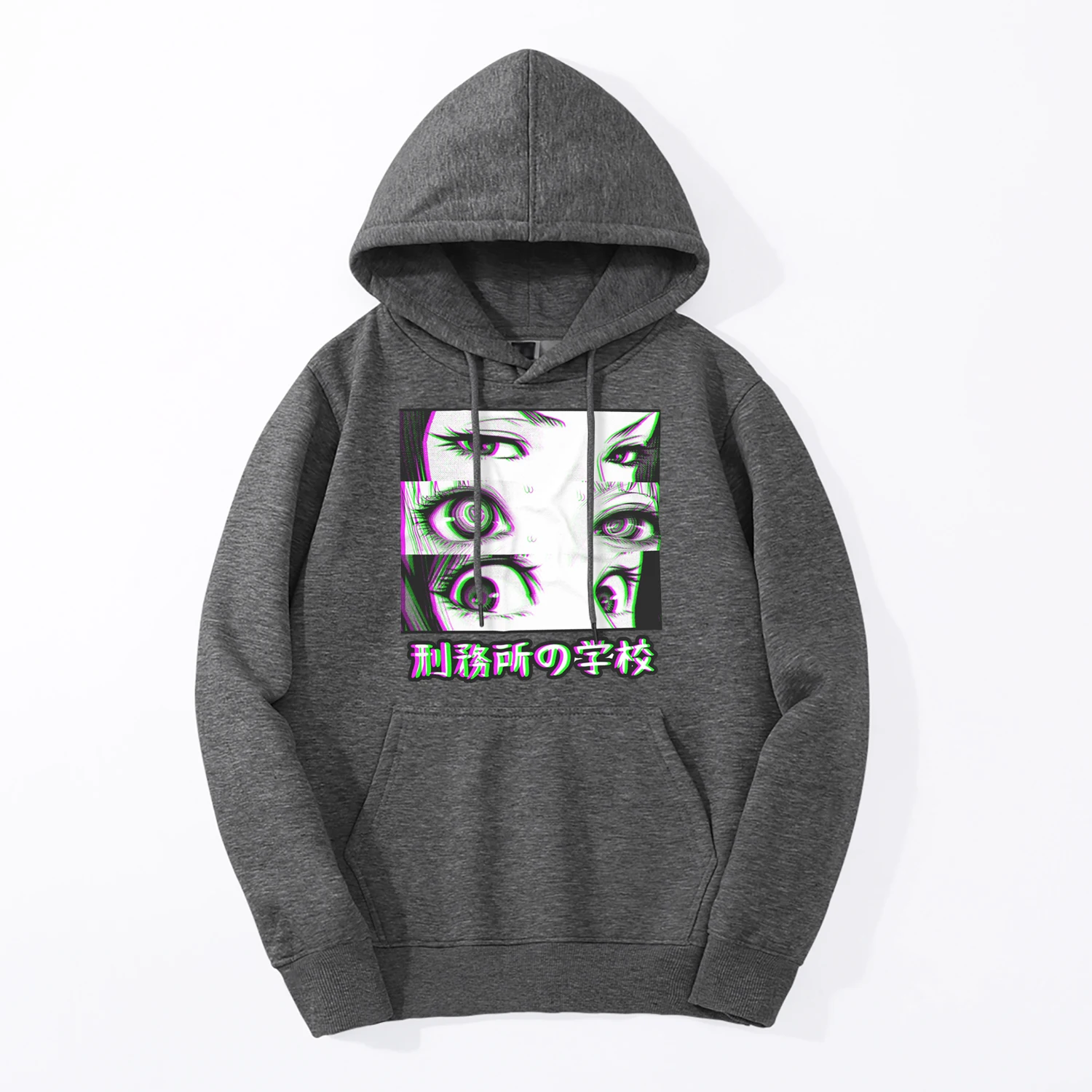 Prison School Anime Eyes Men's Fleece Hoodie Prison School Anime Eyes Men's Fleece Hoodie