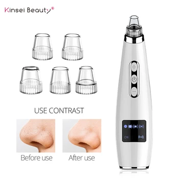 Black Spots Pore Cleaner Electric Acne Remover Vacuum Suction Blackhead Remover Facial Pore Cleaner with 5 Replaceable Head
Black Spots Pore Cleaner Electric Acne Remover Vacuum Suction Blackhead Remover Facial Pore Cleaner with 5 Replaceable Head