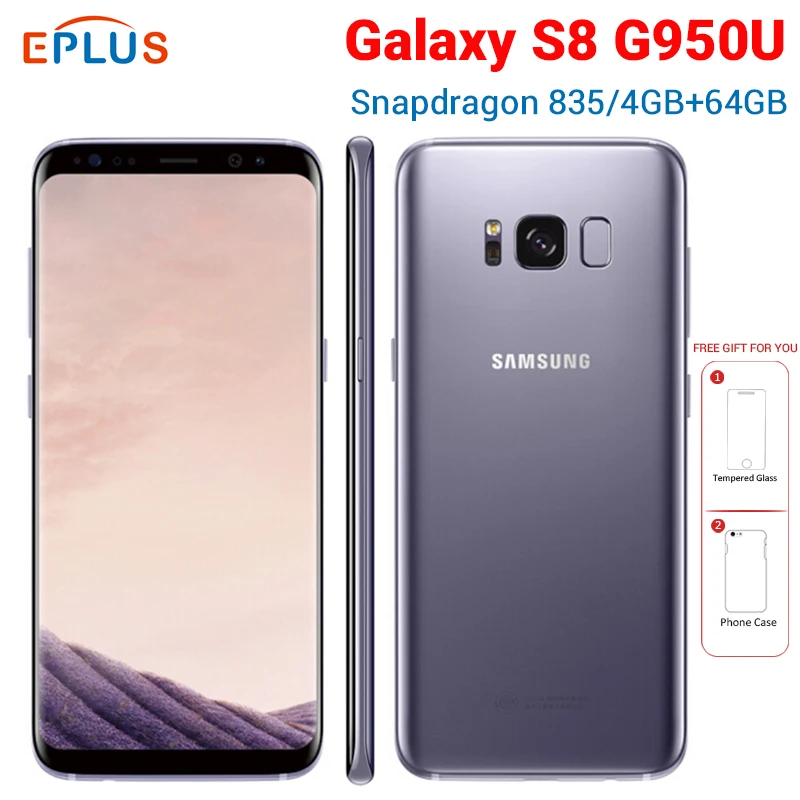 New Original AT&T Samsung Galaxy S8 G950U Mobile Phone 4G LTE Snapdragon 835 Octa core 5.8" 4GB RAM 64GB NFC Android Phone G950A
New Original AT&T Samsung Galaxy S8 G950U Mobile Phone 4G LTE Snapdragon 835 Octa core 5.8" 4GB RAM 64GB NFC Android Phone G950A