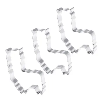 3pcs/set Creative Metal Lovely No-stick Alpaca Shaped Stainless Steel Cookie Cutters Biscuit Kitchen Mold
3pcs/set Creative Metal Lovely No-stick Alpaca Shaped Stainless Steel Cookie Cutters Biscuit Kitchen Mold