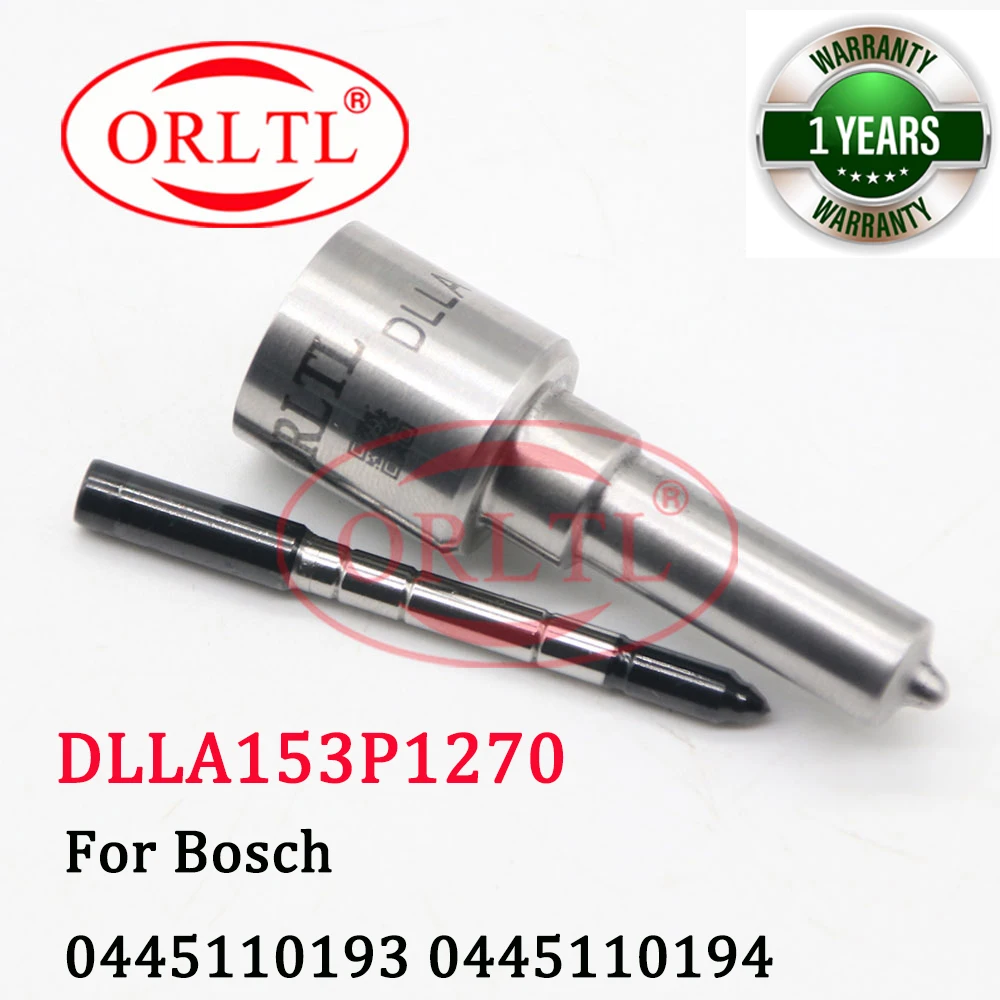 

ORLTL Common Rail Nozzle DLLA153P1270 Injector nozzle 0433171800 0 433 171 800 for 648070018 0 445 110 193 194 DLLA 153 P 1270
