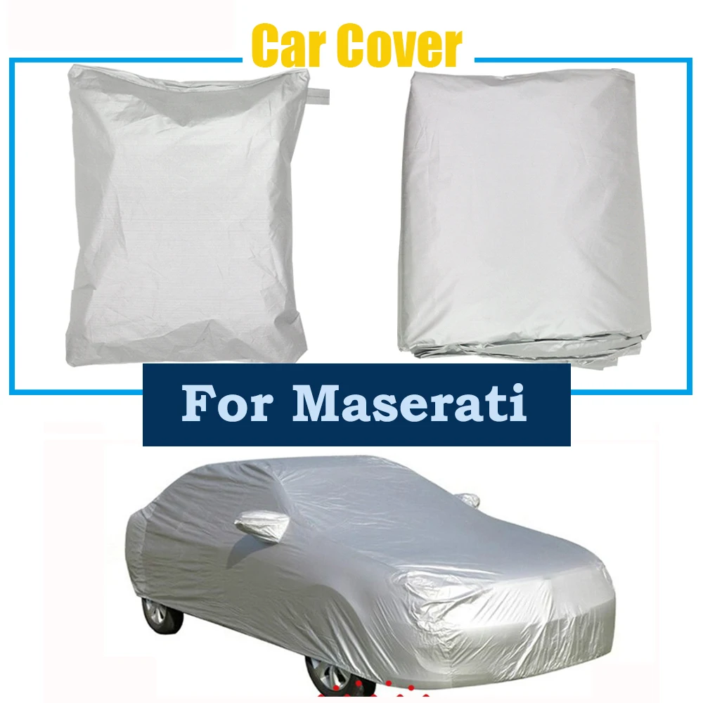 Car Cover Sun Shade Dustproof Full Covers Foldable Light Silver For Maserati Quattroporte-Q4 Levante Ghibli Mini Cooper |