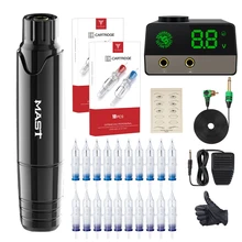 Mast P10 Tattoo Kit Permanent Makeup Machine Set DragonHawk LCD Power With Cartridge Needles Tattoo Supplies
Mast P10 Tattoo Kit Permanent Makeup Machine Set DragonHawk LCD Power With Cartridge Needles Tattoo Supplies