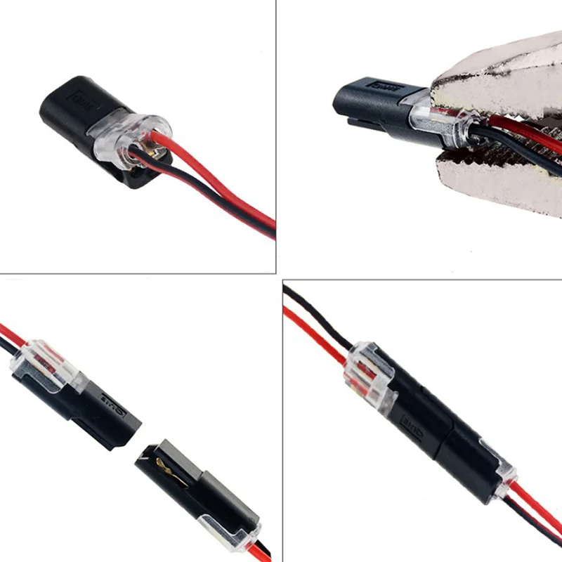 10pcs/5pcs 2pin Pluggable Spring Scotch Lock Wire Connector for 22-20AWG Wire Quick Splice Connector Cable Crimp Terminal Blocks
10pcs/5pcs 2pin Pluggable Spring Scotch Lock Wire Connector for 22-20AWG Wire Quick Splice Connector Cable Crimp Terminal Blocks