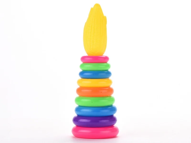Baby Educational Toy Circle 9 Layer Corn Ring Infants Rainbow Tower Jenga Throw the Circle Stall Hot Selling
Baby Educational Toy Circle 9 Layer Corn Ring Infants Rainbow Tower Jenga Throw the Circle Stall Hot Selling