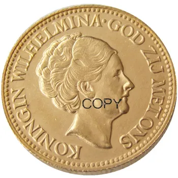 Netherlands, A Set Of(1925-1933) 5pcs Wilhelmina I, 10 Gulden Gold Plated Copy Decorative Coin
Netherlands, A Set Of(1925-1933) 5pcs Wilhelmina I, 10 Gulden Gold Plated Copy Decorative Coin