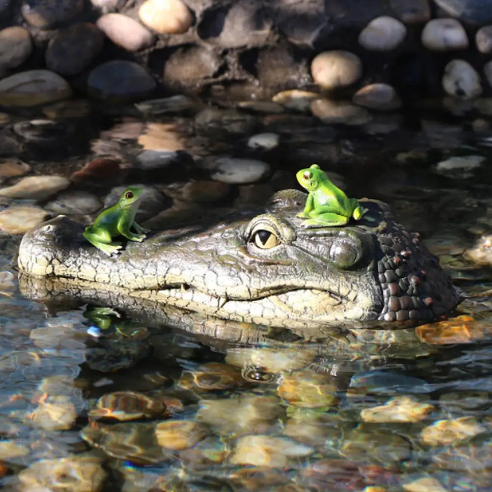 Simulation Alligator Head Decoy Pond Float Doll Garden Crocodile Head Floating Pond Ornament Drives Ducks For Pool,Pond,Garden
Simulation Alligator Head Decoy Pond Float Doll Garden Crocodile Head Floating Pond Ornament Drives Ducks For Pool,Pond,Garden