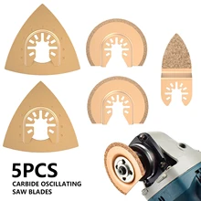 5pcs Carbide Oscillating Saw Blades Set Electric Tool for Quick Change Multi-tools Tile Prorous Concrete Cement Ceramics Cutter
5pcs Carbide Oscillating Saw Blades Set Electric Tool for Quick Change Multi-tools Tile Prorous Concrete Cement Ceramics Cutter