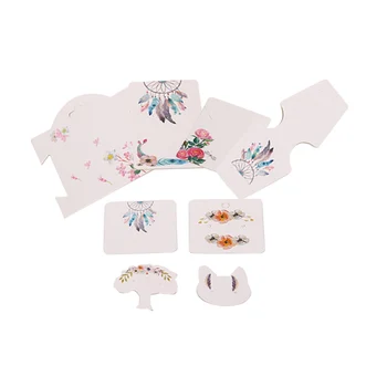HOT 100Pcs/lot Flower Series Stud Earring Package Card Feather Style Earring Card Dreamcatcher Pattern Earring Tag Card
HOT 100Pcs/lot Flower Series Stud Earring Package Card Feather Style Earring Card Dreamcatcher Pattern Earring Tag Card