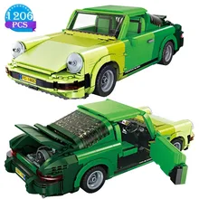 Famous Green Car Model Building Blocks Technical Expert DIY Ideas Speed Racing Vehicle Bricks Assembly Toys Gifts for Children
Famous Green Car Model Building Blocks Technical Expert DIY Ideas Speed Racing Vehicle Bricks Assembly Toys Gifts for Children