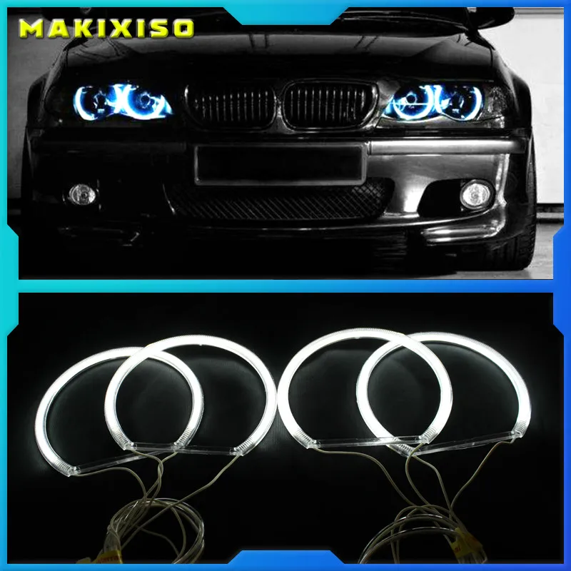 

CCFL Angel Eyes Kit Warm White Halo Ring 131mm*4 For BMW E36 E38 E39 E46 (With Original Projector)