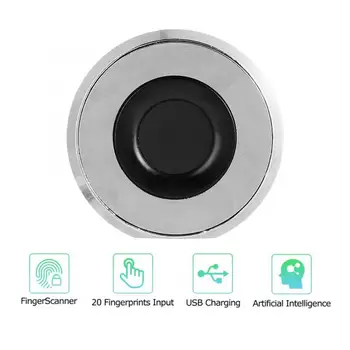 Intelligence Fingerprint Security Padlock Keyless Lock for Office File Cabinet Drawer Bookcase Smart Lock
Intelligence Fingerprint Security Padlock Keyless Lock for Office File Cabinet Drawer Bookcase Smart Lock