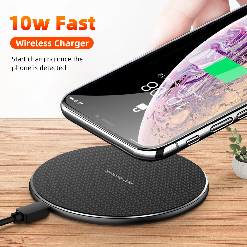 New 10W Qi Wireless Charger For Huawei Phone Fast Wireless Charging Charger Pad for Samsung S9 S8 Note 8 9 S7 Phone holder
New 10W Qi Wireless Charger For Huawei Phone Fast Wireless Charging Charger Pad for Samsung S9 S8 Note 8 9 S7 Phone holder