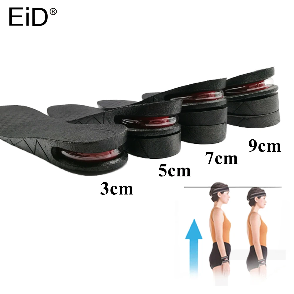 EiD 3-9cm Height Increase Insole Cushion Height Lift Adjustable Cut Shoe Heel Insert Taller Women Men Unisex Quality Foot Pads
EiD 3-9cm Height Increase Insole Cushion Height Lift Adjustable Cut Shoe Heel Insert Taller Women Men Unisex Quality Foot Pads