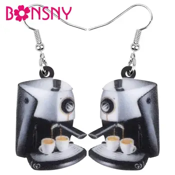 Bonsny Acrylic Coffee Machine Cup Earrings Drop Dangle Novelty Decoration Jewelry Accessory For Women Girls Teen Kid Charm Gift
Bonsny Acrylic Coffee Machine Cup Earrings Drop Dangle Novelty Decoration Jewelry Accessory For Women Girls Teen Kid Charm Gift