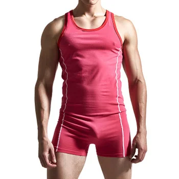 Men Jumpsuits Sports Fitness Bodystocking Undershirt Body Stocking Bodysuit Wresting Shapper Gay Bugle Pouch One-piece Shorts
Men Jumpsuits Sports Fitness Bodystocking Undershirt Body Stocking Bodysuit Wresting Shapper Gay Bugle Pouch One-piece Shorts