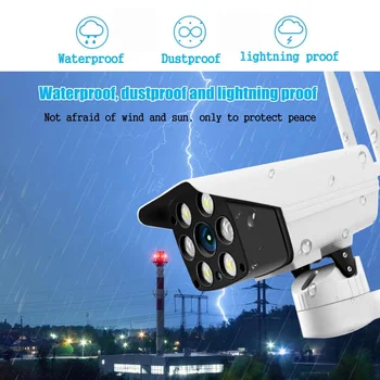 

1080P Outdoor Speed Dome Wifi IP Camera 2MP H.265 Audio PTZ Wireless AI Camera Cloud-SD Slot ONVIF Security CCTV Camera