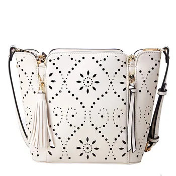 Vintage Women tassel Leather Handbag Woman hollow Messenger Bags ladies Retro hand Tote bucket bag Female shoulder Bag bolso sac 
Vintage Women tassel Leather Handbag Woman hollow Messenger Bags ladies Retro hand Tote bucket bag Female shoulder Bag bolso sac