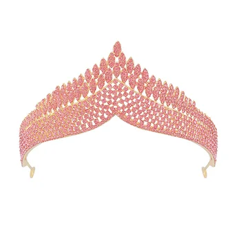 New Luxury Crystal Wedding Crowns Headdress Colorful Rhinestone Bridal Tiaras Headbands for Women Bride Noiva Hair Jewelry 
New Luxury Crystal Wedding Crowns Headdress Colorful Rhinestone Bridal Tiaras Headbands for Women Bride Noiva Hair Jewelry