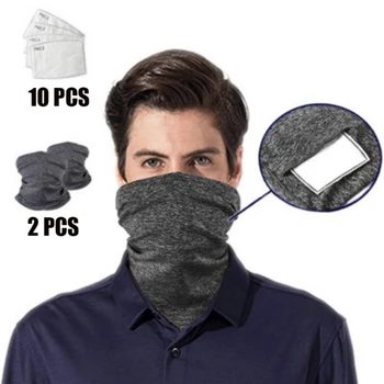 Outdoors Multi-purpose Bandanas Neck Gaiter With Safety Filters Unisex Anti-Dust Washable Sports Scarf For Men Women
Outdoors Multi-purpose Bandanas Neck Gaiter With Safety Filters Unisex Anti-Dust Washable Sports Scarf For Men Women