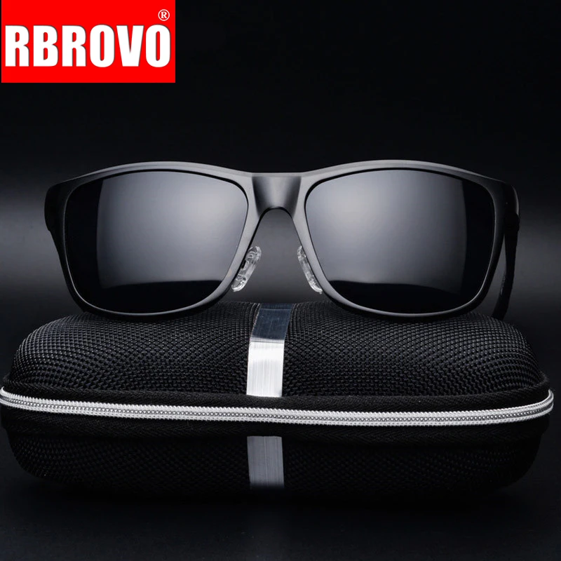RBROVO Classic Retro Poly Styrene Sunglasses Men/Women Aluminum-Magnesium Alloy Brand Designer Polarized Sun Glasses Glasses 
RBROVO Classic Retro Poly Styrene Sunglasses Men/Women Aluminum-Magnesium Alloy Brand Designer Polarized Sun Glasses Glasses