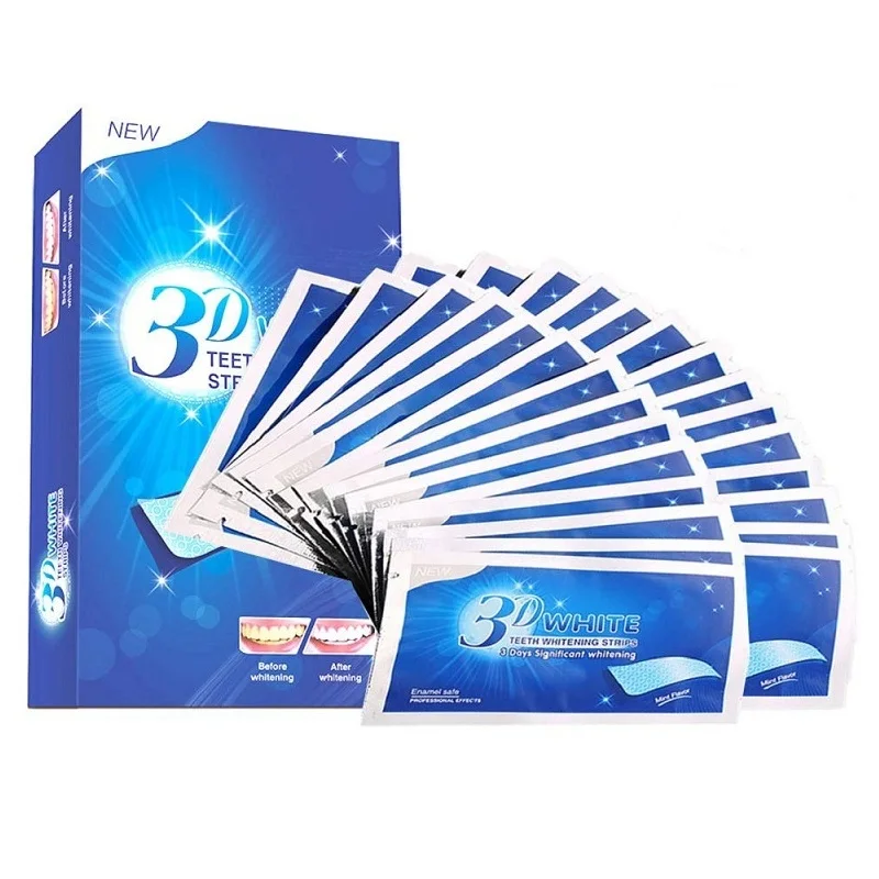 28Pcs/14Pair 3D Advanced Teeth Whitening Strips Stain Removal for Oral Hygiene Clean Double Elastic Dental Bleaching Strip
28Pcs/14Pair 3D Advanced Teeth Whitening Strips Stain Removal for Oral Hygiene Clean Double Elastic Dental Bleaching Strip