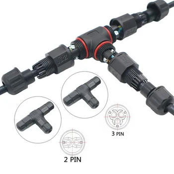IP68 Connector Adapter 2 Pin 3 Pin Electrical Terminal Adapter Wire T Type Cable Connector LED For Waterproof Outdoor Products
IP68 Connector Adapter 2 Pin 3 Pin Electrical Terminal Adapter Wire T Type Cable Connector LED For Waterproof Outdoor Products