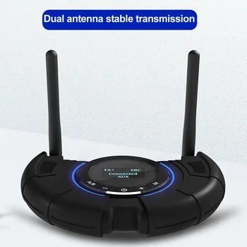 Transmitter Receiver Bluetooth 5.0 Type-c Long Range Wireless Adapter Low Latency APP Control OLED Display For TV PC CSR8675 ABS
Transmitter Receiver Bluetooth 5.0 Type-c Long Range Wireless Adapter Low Latency APP Control OLED Display For TV PC CSR8675 ABS