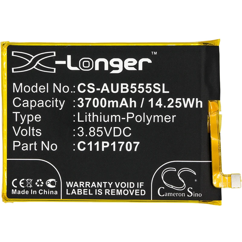 Cameron Sino 3700mAh Battery For Asus ZB555KL ZenFone Max M1 ZenFone Max M1 Dual SIM ZenFone Max M1 Dual SIM TD-LTE,C11P1707
Cameron Sino 3700mAh Battery For Asus ZB555KL ZenFone Max M1 ZenFone Max M1 Dual SIM ZenFone Max M1 Dual SIM TD-LTE,C11P1707