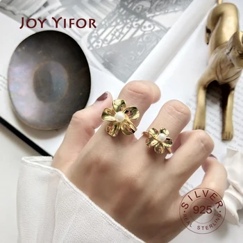 New 925 sterling Silver gold Flower Rings for Women Adjustable Size Rings Fashion Wedding Jewelry Anillos Muje
New 925 sterling Silver gold Flower Rings for Women Adjustable Size Rings Fashion Wedding Jewelry Anillos Muje