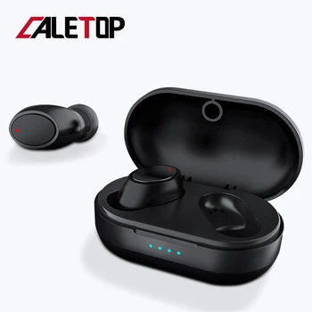Bluetooth Earphones 5.0 TWS Mini Wireless Headset 3D Stereo Bass Earbuds IPX5 Portable Headphones with Charging box Microphones
Bluetooth Earphones 5.0 TWS Mini Wireless Headset 3D Stereo Bass Earbuds IPX5 Portable Headphones with Charging box Microphones